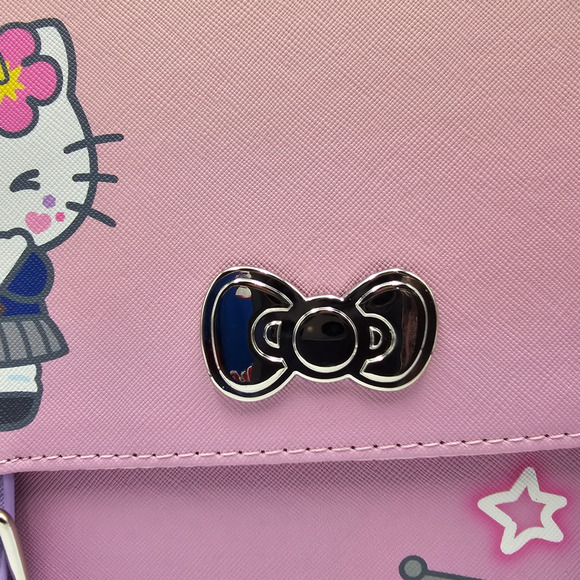 Hello Kitty And Friends My Melody Kuromi Kogyaru Pink Purple Mini Backpack Bag - Picture 6 of 6